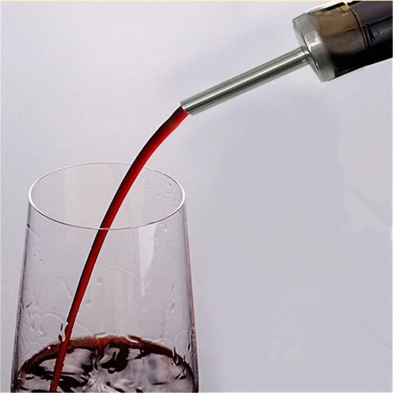 Нержавеющая Сталь Вино оливковое масло Pourer Диспенсер носик подачи вина