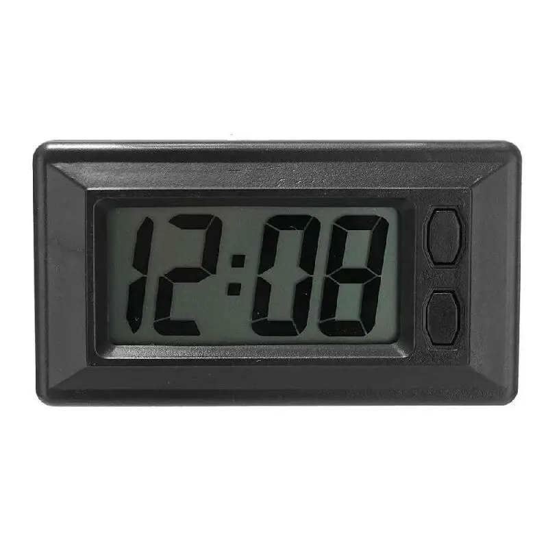 

Auto motor Self-Adhesive LCD Digital Clock Auto Car Truck Dashboard Date Time Calendar Black Vehicle Electronic Clock