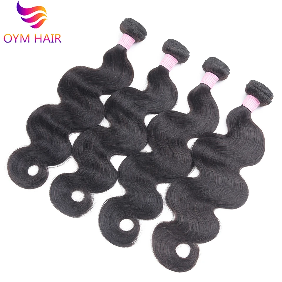 OYM волосы 3 пряди перуанские объемные волнистые с закрытием предварительно