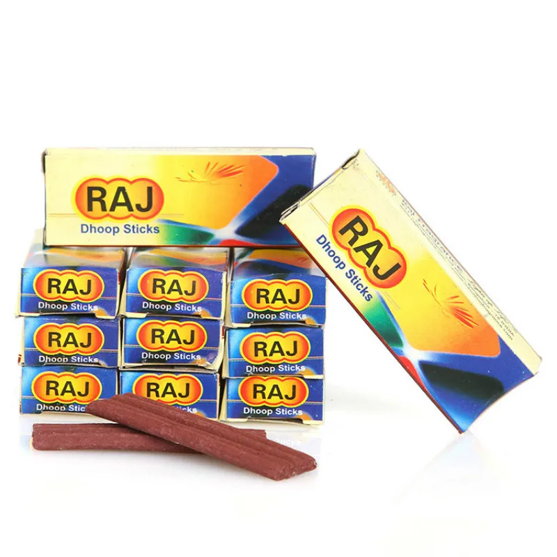 RAJ Индия ароматные чистые натуральные ароматические палочки Dhoop Подлинная импортная одежда ручной работы благовония для ароматерапии C