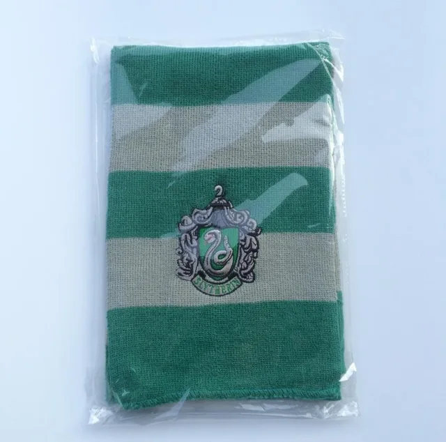 Slytherin Карнавальный костюм Поттер халат плащ с галстуком шарф Ravenclaw Гриффиндор Hufflepuff Слизерин Поттер Костюм - Цвет: Slytherin