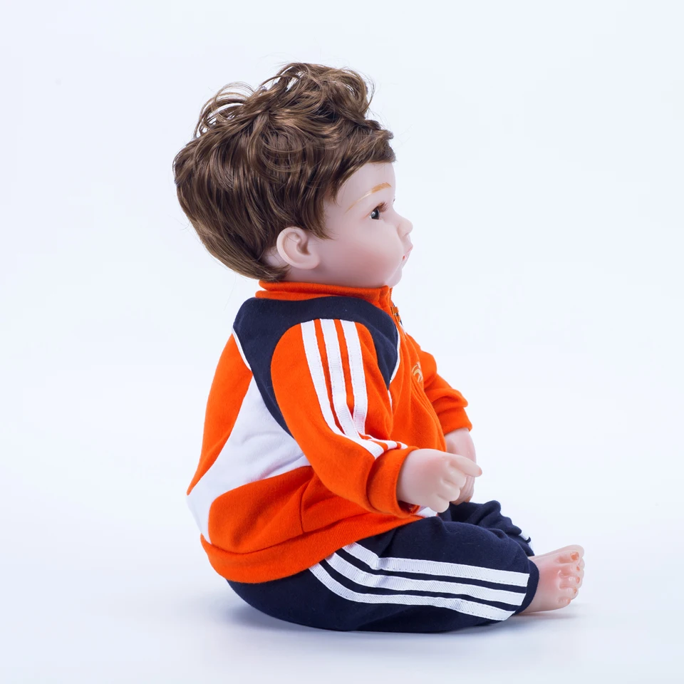 18 дюймовая Кукла reborn baby silicon bebe sports футбол футбольные игрушки для детей Франция