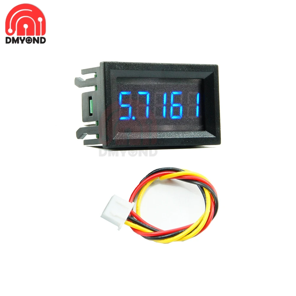 0 56 дюймов DC 0-33 000 V (0-33V) светодиодный цифровой вольтметр 5-знака после запятой бит