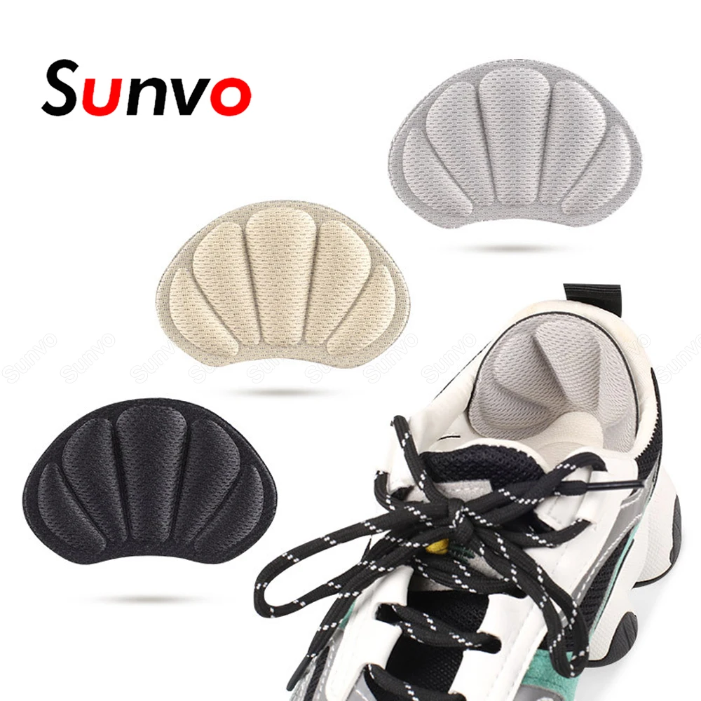 Sunvo Sports Heel Insert Sticker for Shoes Size Reducer Filler High Heels Liner Protector Heel Pain Relief Self-adhesive Cushion