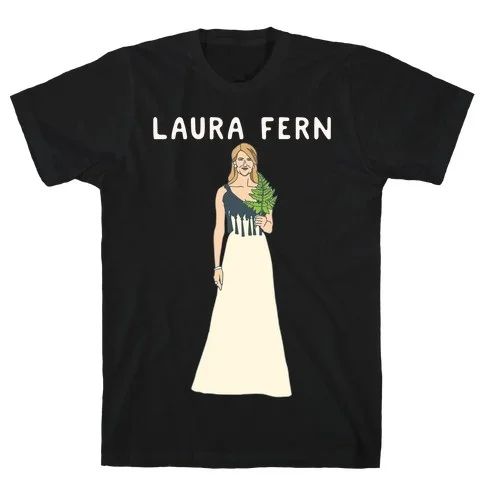 

Laura Fern Parody White Print T-Shirt