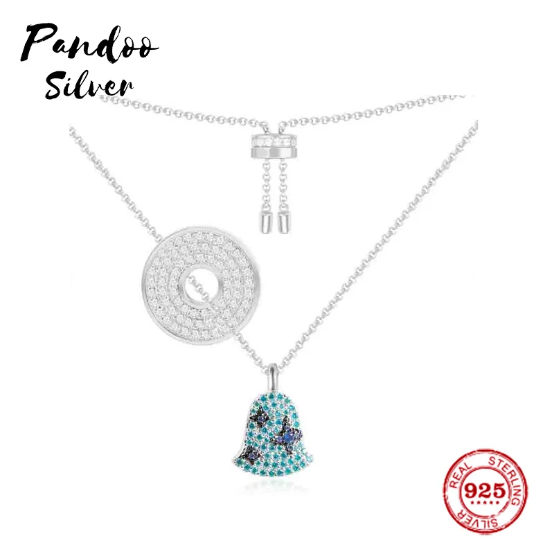 Модные очаровательные стерлингового серебра копия 1:1 синий и темно-синий