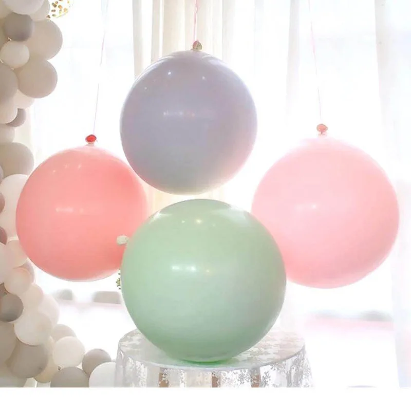 

36 Inch Jumbo Pastel Round Balloons Big Giant Beautiful Wedding Macaron Balloon Balls Arch Decoration Birthday Balloon