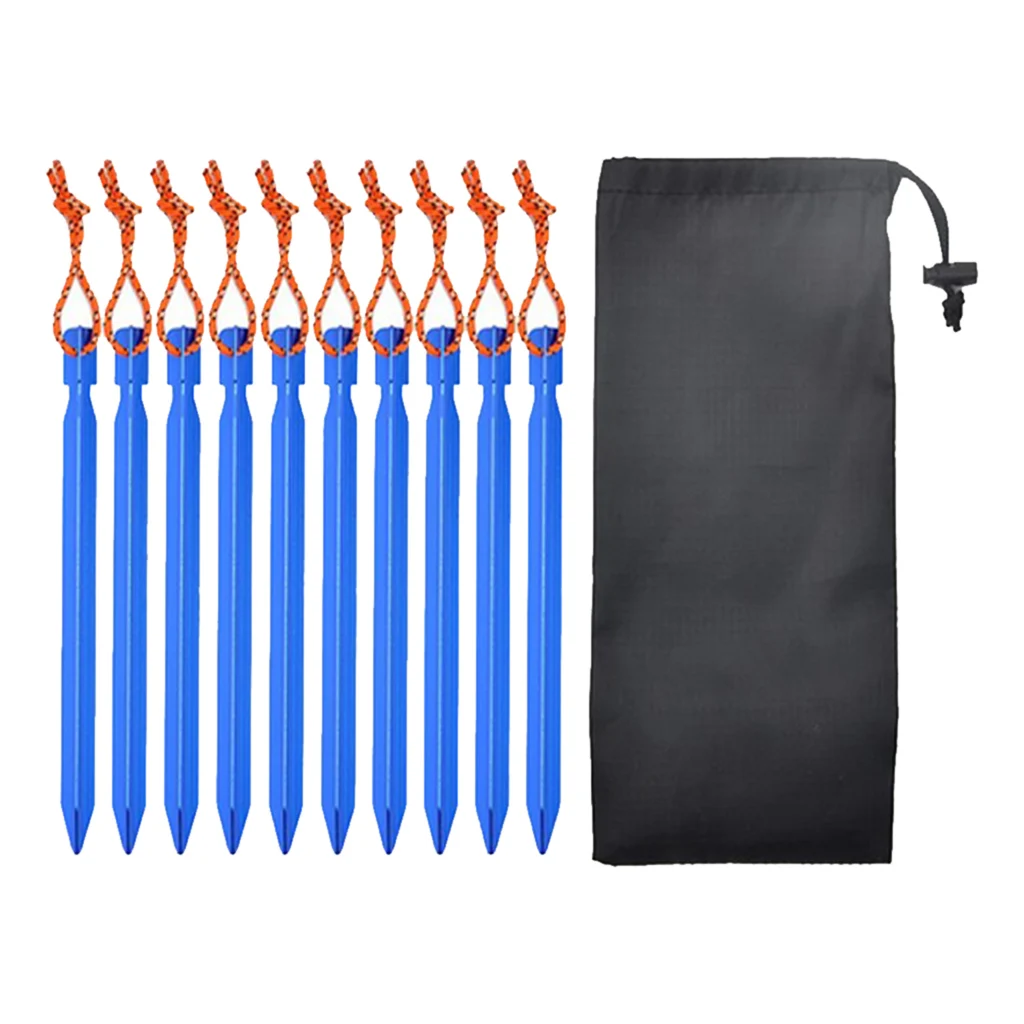 10 шт. 18 см колышки для палатки кемпинга на открытом воздухе авиационный