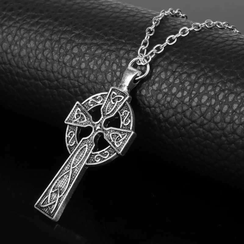 Triquetra колье с кулоном в стиле викингов тройной Рог Одина Celtics крест ирландское