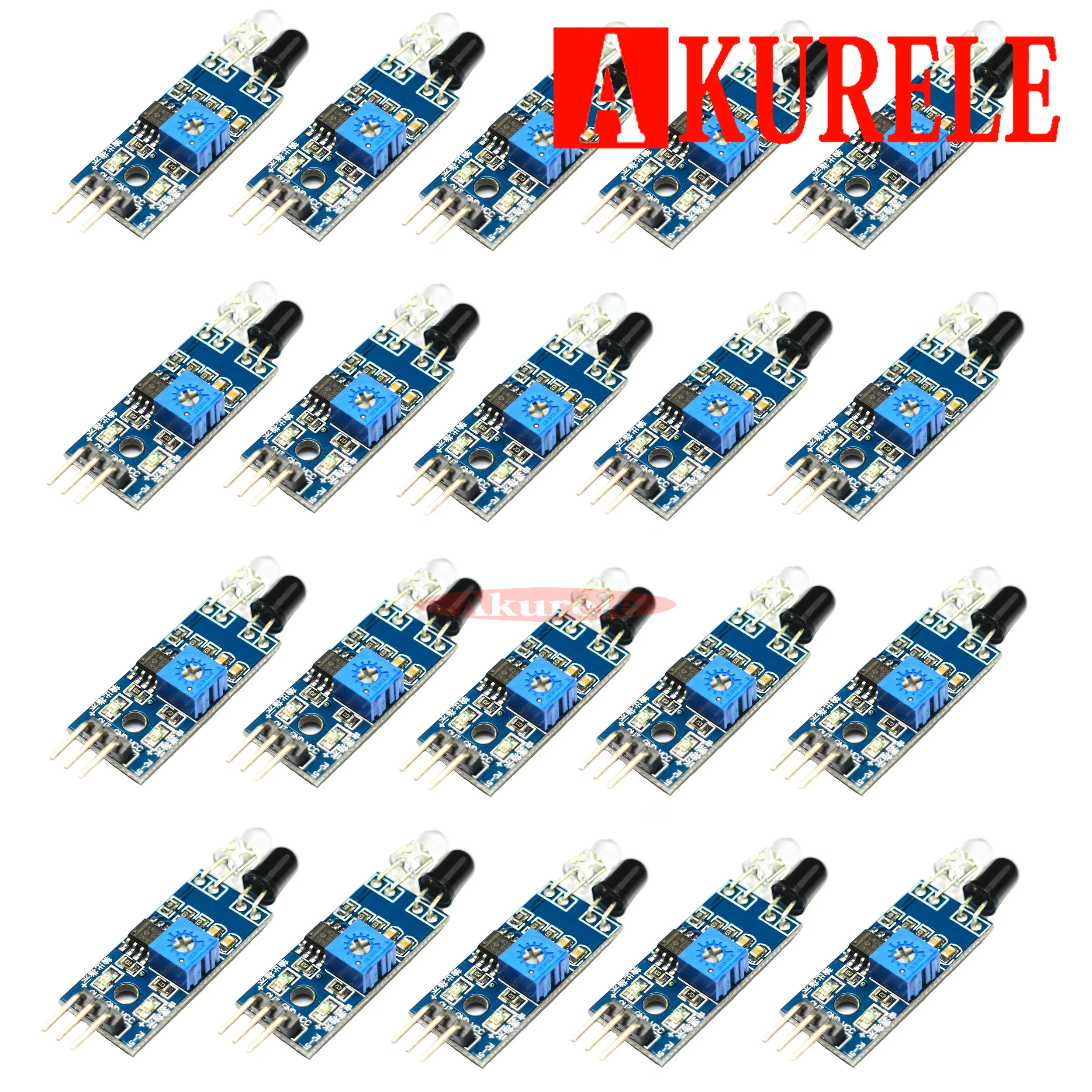 100 шт. светоотражающий инфракрасный датчик обхода препятствий|module ir|module sensormodule car