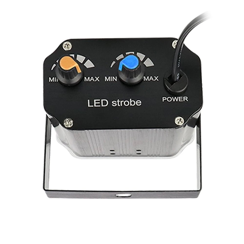 Светодиодный мини светильник для дискотеки 48 светодиодов RGB УФ белый стробоскоп