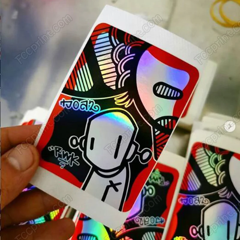 Custom Eggshell Stickers  for Graffiti Slaps Customized Design or Draft Personalize Labels 1000pcs