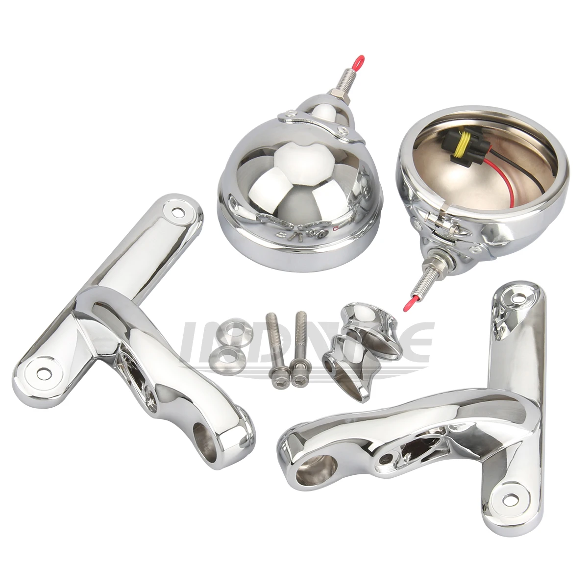 

Chrome Passing light housing mounting bracket FLHX FLHXS FLHXXX fog light bracket For harley touring 2006-2020