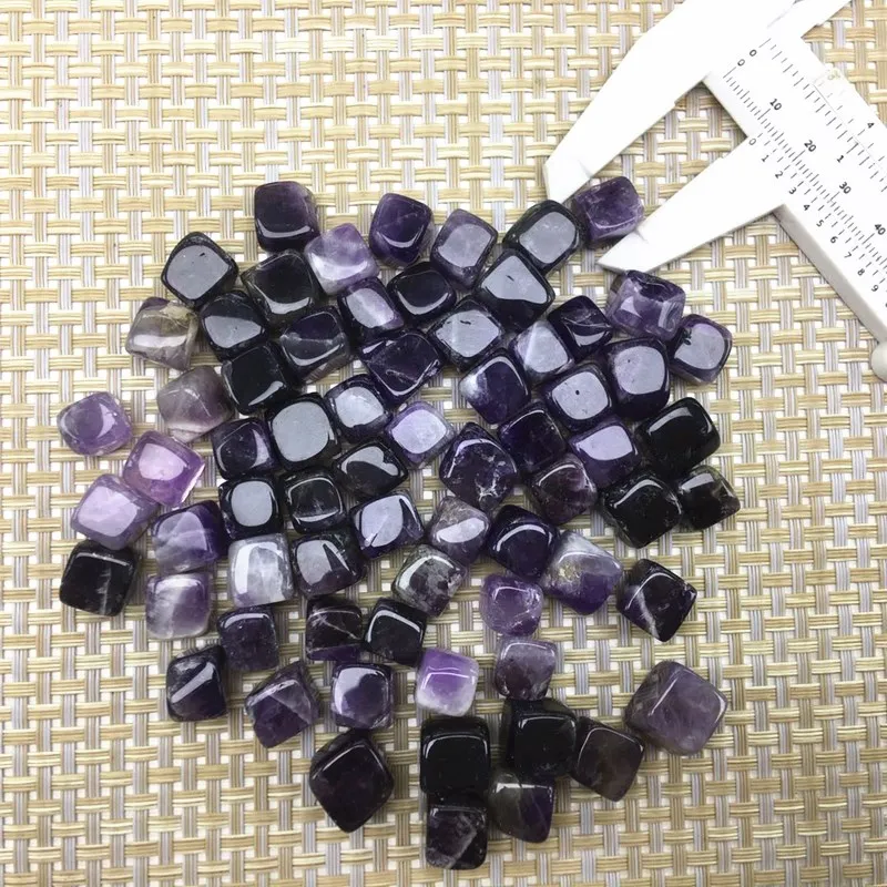 Аметист мечты кубик свисающие камни натуральные драгоценные минералы кварца