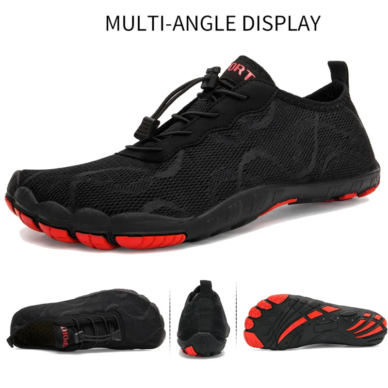 

Summer Sneakers Men Women Breathable Mesh Outdoor Sports Shoes Woman Barefoot Sandals White Beach Swim Shoe Slippers