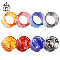kubooz newest fancy fashion acrylic smog ear piercing plugs and tunnels expanders body jewelry earring gauges stretchers 8 25mm