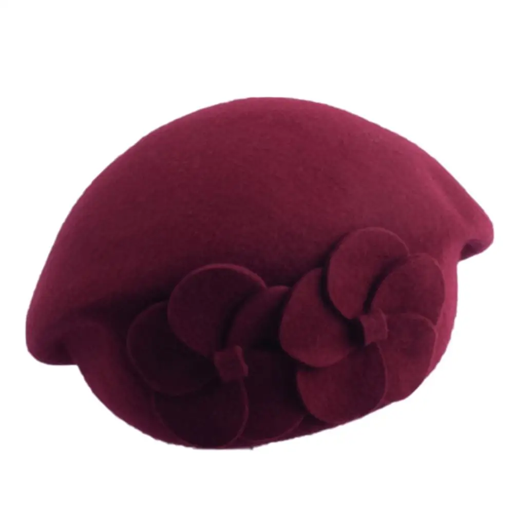 Женский берет Европа и Великобритания Британский Ретро Имитация шерстяная