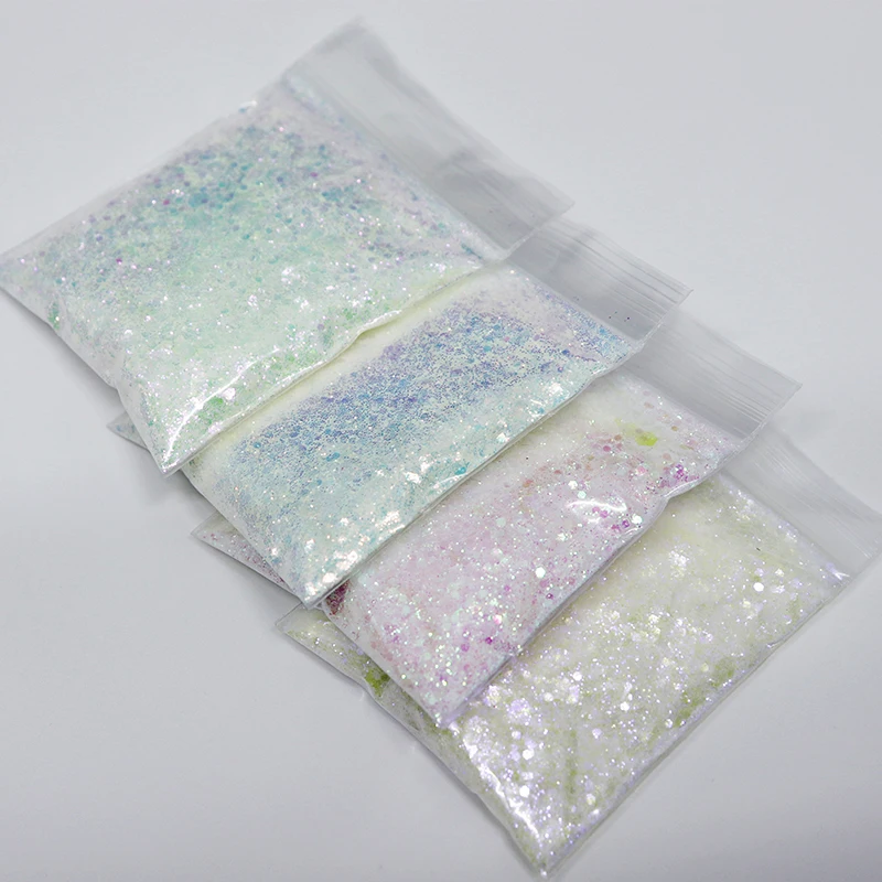 10 г Русалка блестящие массивные блестки смешанные шестиугольные AB хлопья