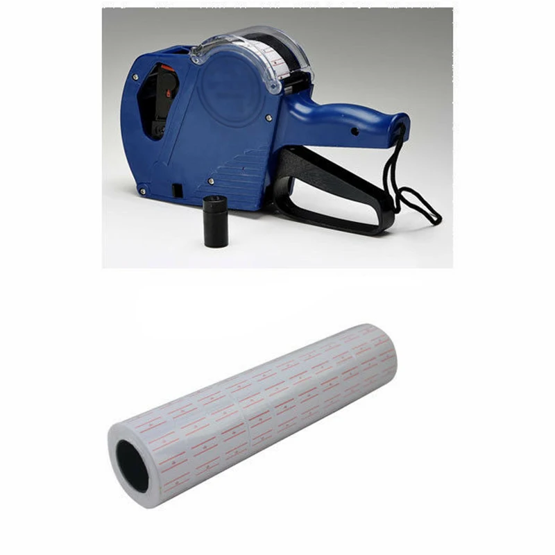 8 цифр цена маркировочный пистолет + 5000 линия наклейка этикетка чернила заменить