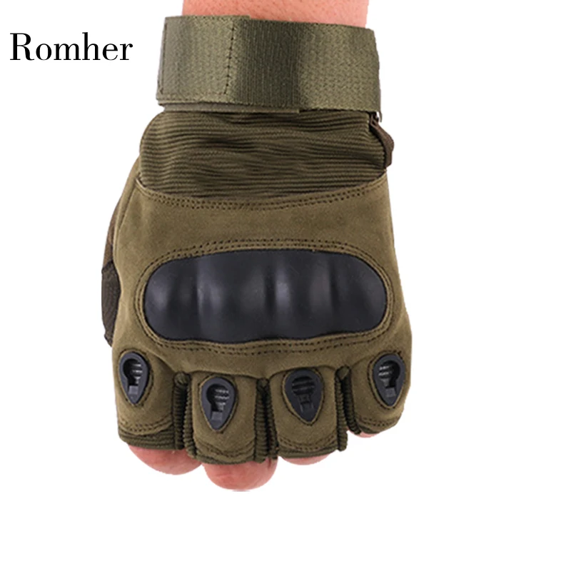 Тактические жесткие перчатки на концах пальцев мужские армейские военные боевые