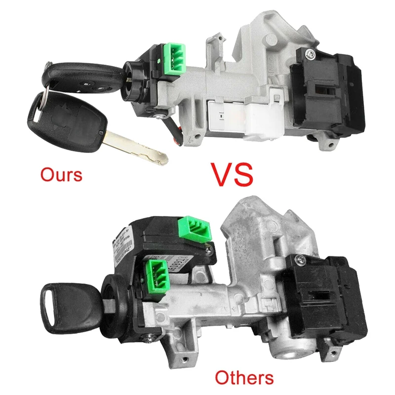 Выключатель зажигания цилиндрический замок Авто Trans + 2 ключа 48 Чип для Honda 03-05