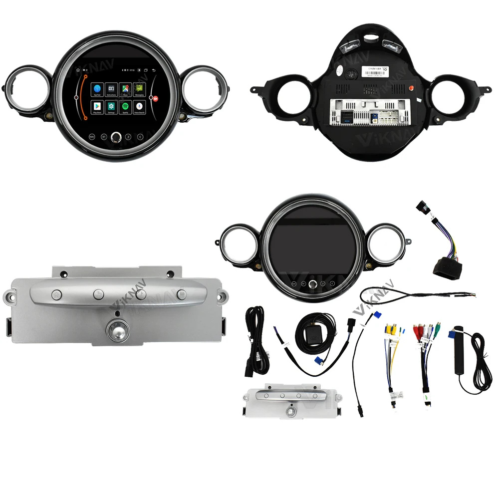 저렴한 BMW 미니 시리즈용 2 Din 안드로이드 차량용 라디오, 무선 카플레이 헤드유닛, GPS 내비게이션, 화면 포함