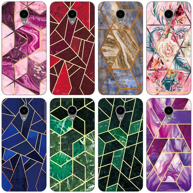 Геометрический мрамор мягкий чехол для мобильного телефона MEIZU M2 мини (Meizu M2) 5 0