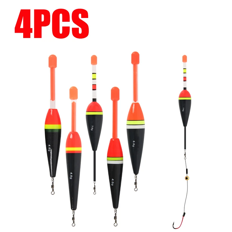 

Topline Tackle Winter Sea Fishing Float 4PCS High Quality Buoyancy Floating Long Vertical Stick Rock Fishing Floats Bobber Carp