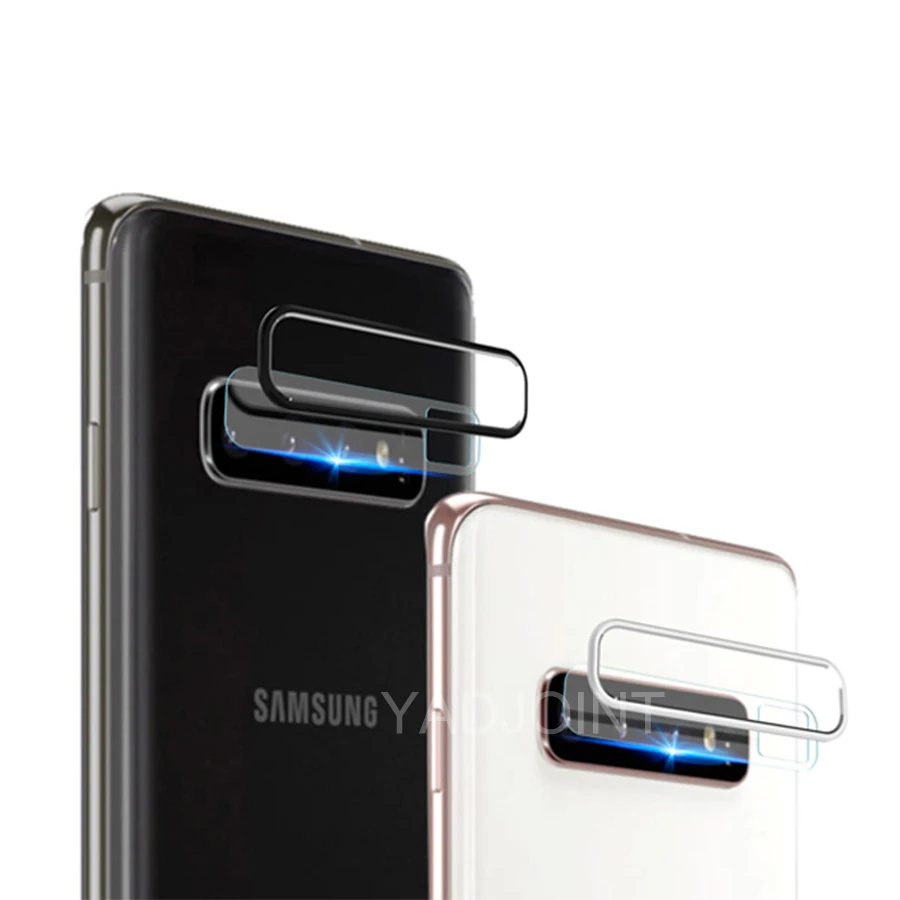Чехол для камеры Samsung Galaxy S10 защитное кольцо заднего объектива + закаленное стекло
