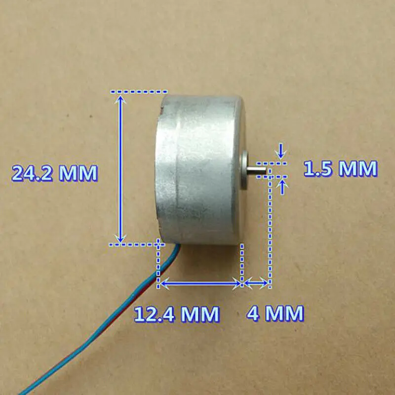 Японский Nidec RF 300CA мотор 24 мм круглый шпиндель двигателя щетки драгоценного