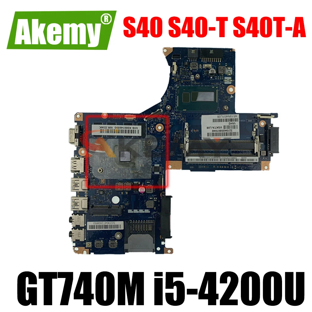 

Материнская плата ноутбука AKEMY VSKTA LA-9865P K000146590 для toshiba Satellite S40 S40-T GT740M, протестированная основная плата