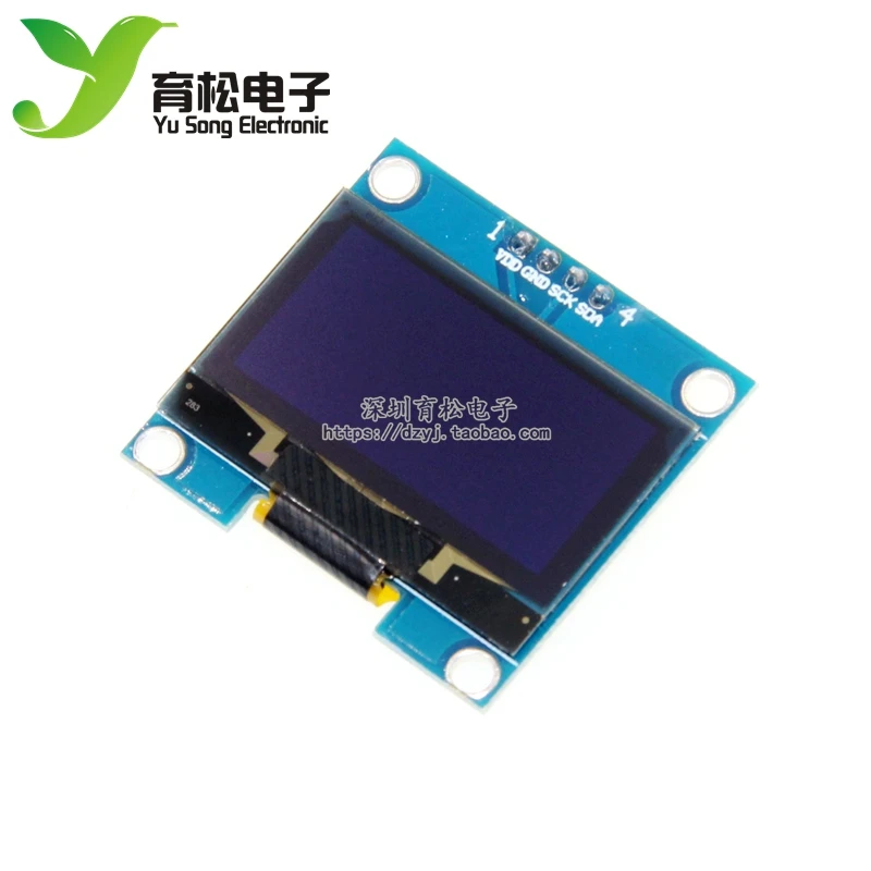 1 3 дюймов ЖК-дисплей Экран сине-белые I2C связи IIC 12864 OLED дисплей модуль отправить