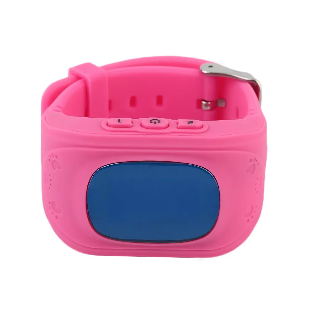 Модные Детские Смарт часы с защитой от потери GPS позицией резиновой лентой