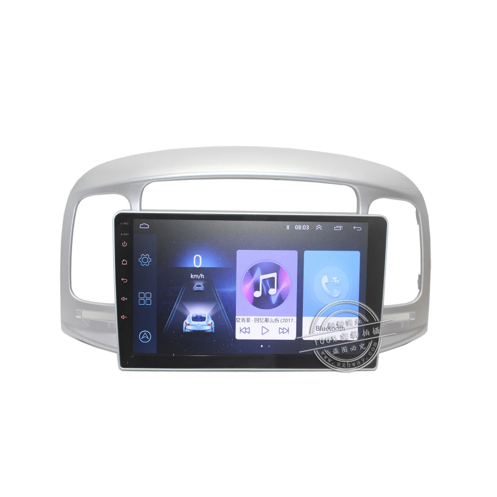 ZHUIHENG 2 din автомобильное радио для Hyundai Accent 2006-2011 Автомобильный dvd плеер GPS навигация