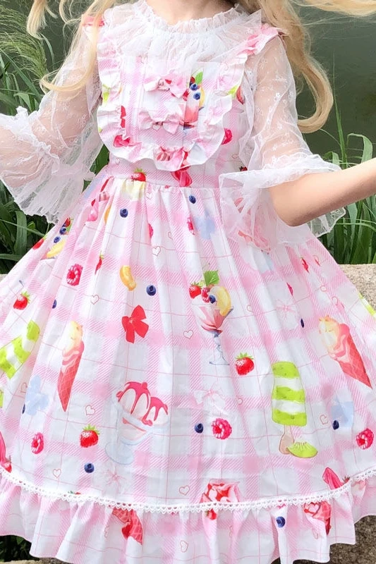 Женское платье новинка 2020 юбка в стиле &quotЛолита&quot Оригинальная доставка летняя