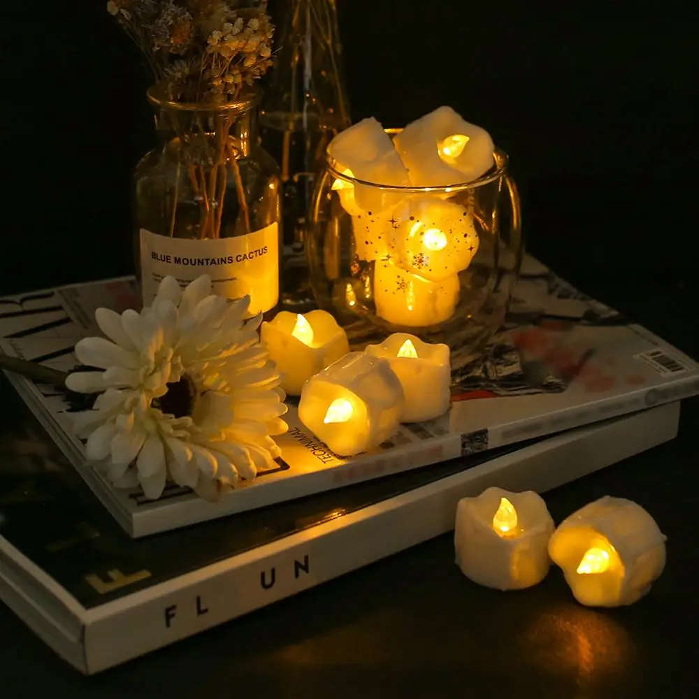 12 шт. пульт дистанционного Управление беспламенного светодиодные свечи для дома