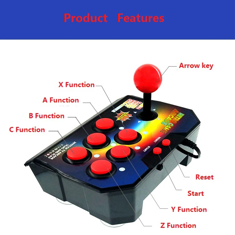 Классические игровые консоли Ретро рокер поддержка ТВ выход игровая консоль 16