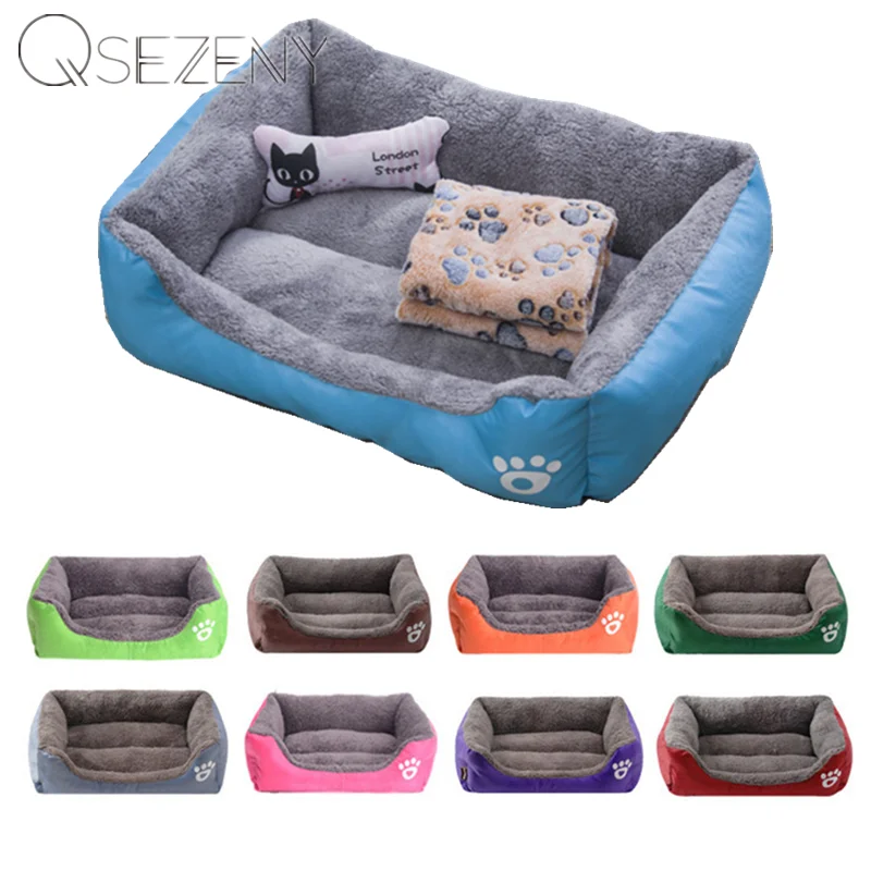 S-3XL теплый диван для домашних питомцев кровать собаки мягкое гнездо корзины