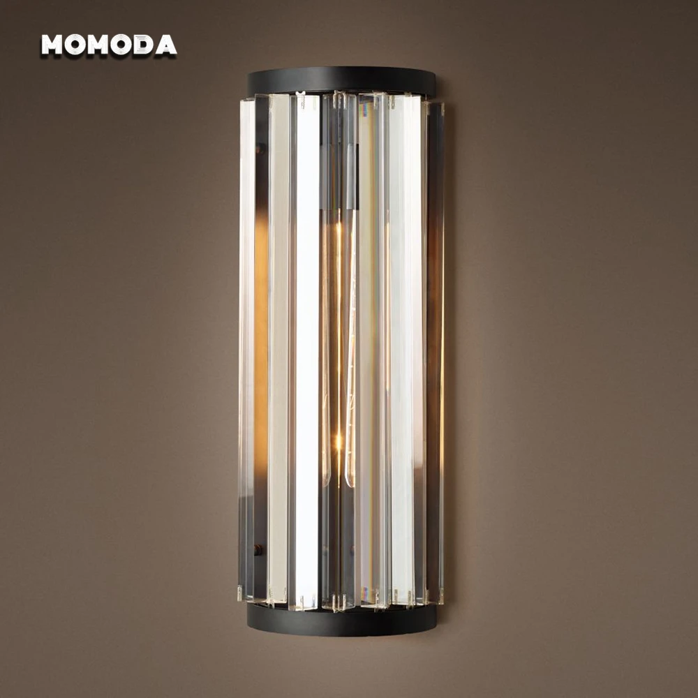 Современный кристалл настенный светильник в стиле ретро Крытый декоративный для