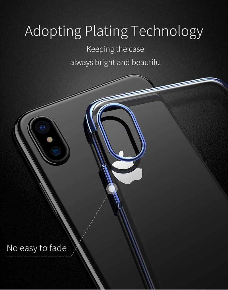 Baseus Роскошный чехол для телефона для iPhone X Capinhas ультра тонкий жесткий PC задняя крышка цветной чехол для iPhone X для iPhone 11 Pro Max чехол