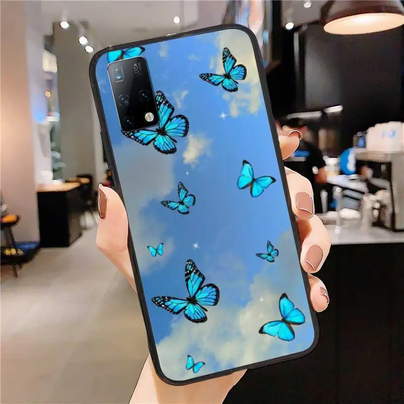 

Butterfly Phone Case for Samsung Galaxy S10 S20 S21 5G Ultra Plus Lite Cover S9 S8 S7 Fundas Coque Etui