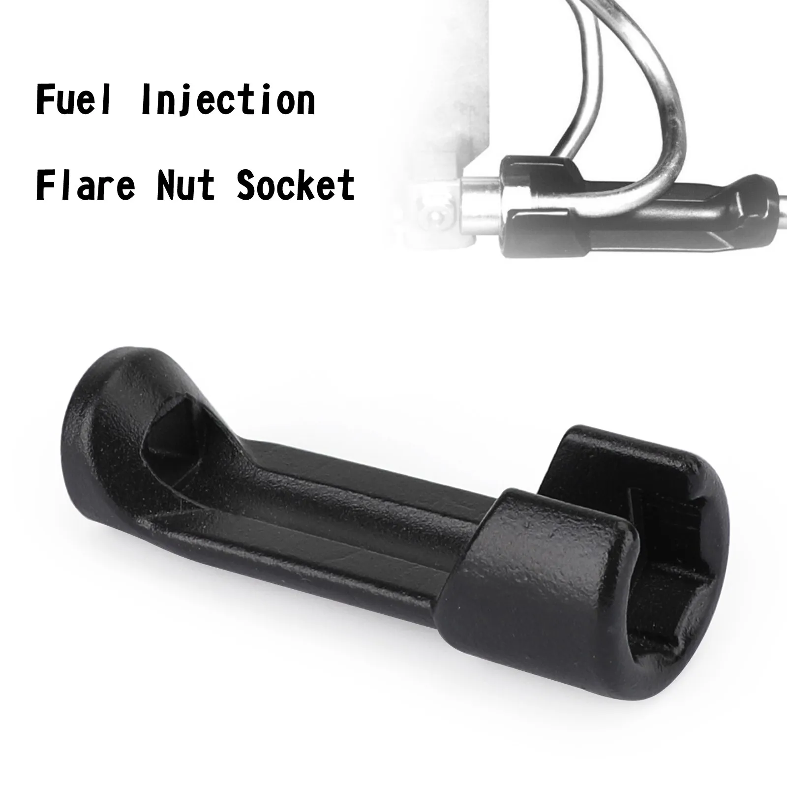 

3/4" Fuel Injection Flare Nut Socket Fuel Pump Lines Removal Tool Fit For Cummins