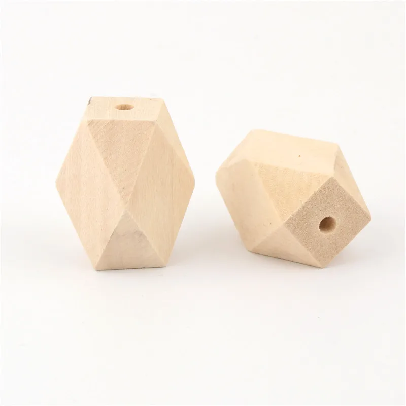 50 шт. продолговатые необработанные бусины из натурального дерева 14 эдрон