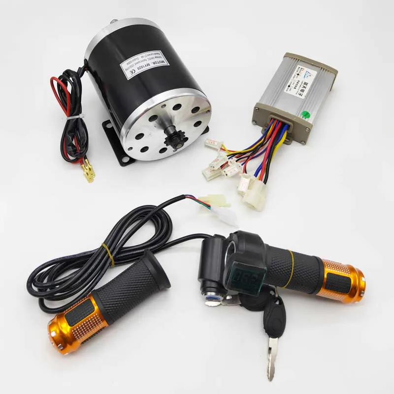 Мотор с начесом 36V48V 800W MY1020 контроллером и ЖК дисплеем дроссельной заслонки