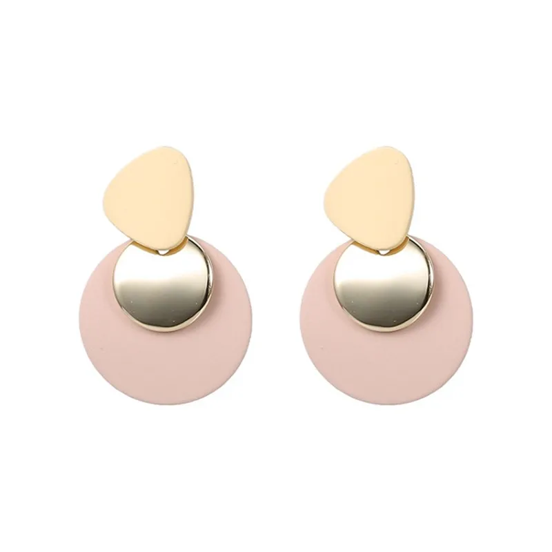 

Shamir Geometric Glass Earrings in South Korea Get Rid Of The Lacquer That Bake Pendant Earrings Women's Fashion Jewelry Gifts