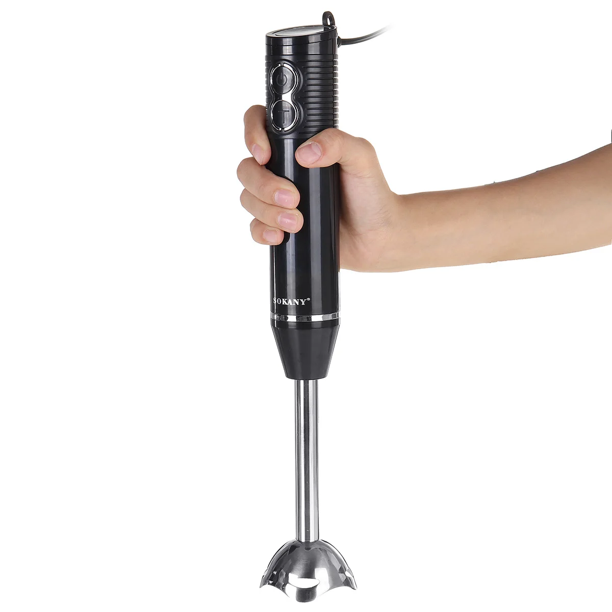 

3-in-1 300W Immersion Hand Stick Blender 2 Speeds Electric Food Vegetable Grinder Hand-held Cooking Complementary Food Machine