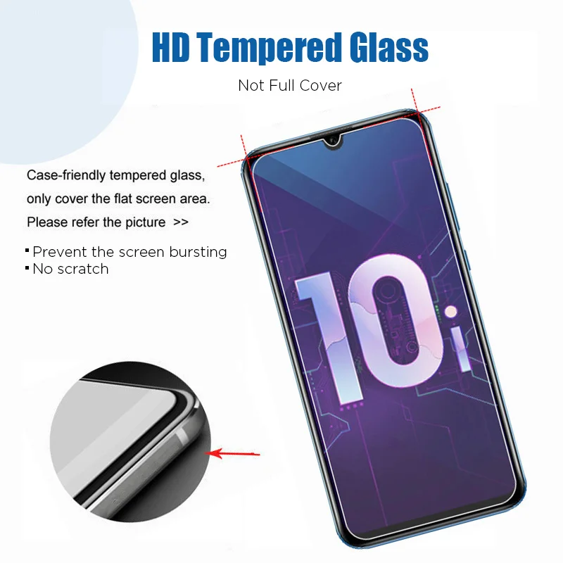 Полноэкранное Защитное стекло для Honor 10X Lite 9X Premium X10 5G 8X 7X закаленное Huawei 6X 9C 8C 9A 8A 6C