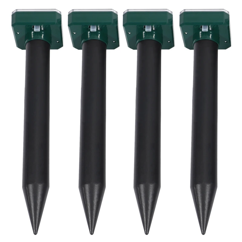 Репеллент от моли 4 упаковки ультразвуковой отпугиватель животных на солнечных