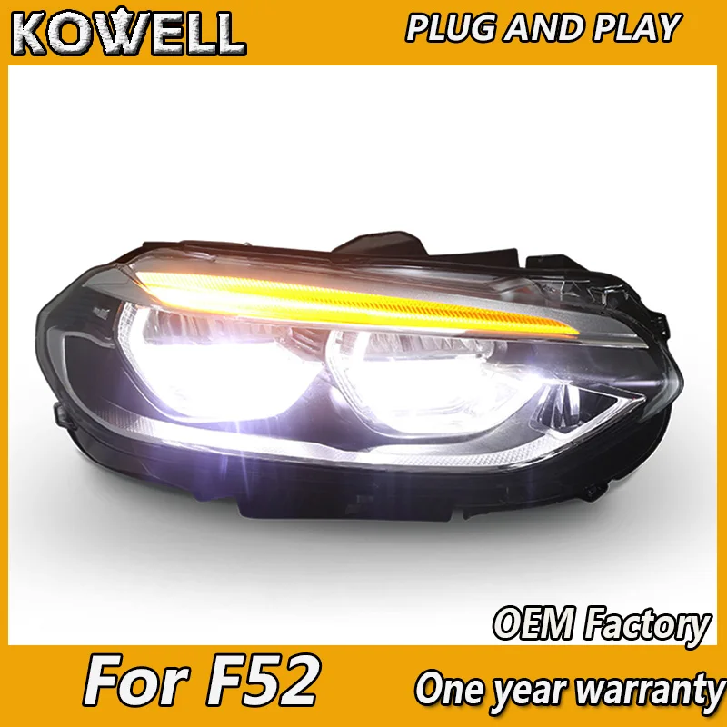 

KOWELL Car Styling for 2017-2020 BMW F52 135i 120i 140i led headlights for F52 all led head lamp