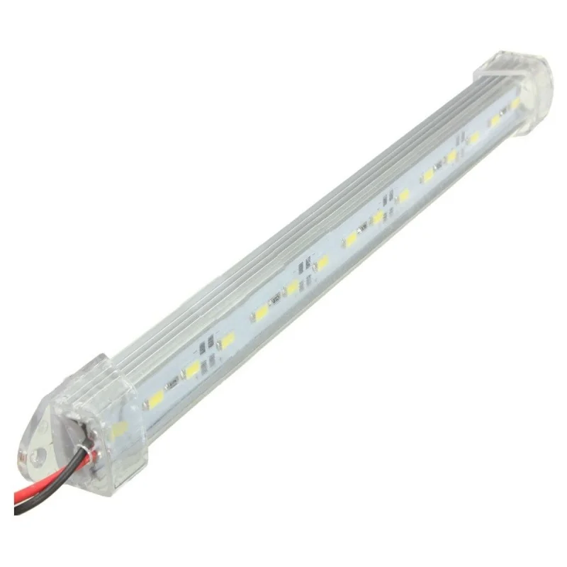 

New-2pc 12V Car 15 LED 5630 SMD Interior Light Strip Lamp Bar Van Caravan Fish Tank